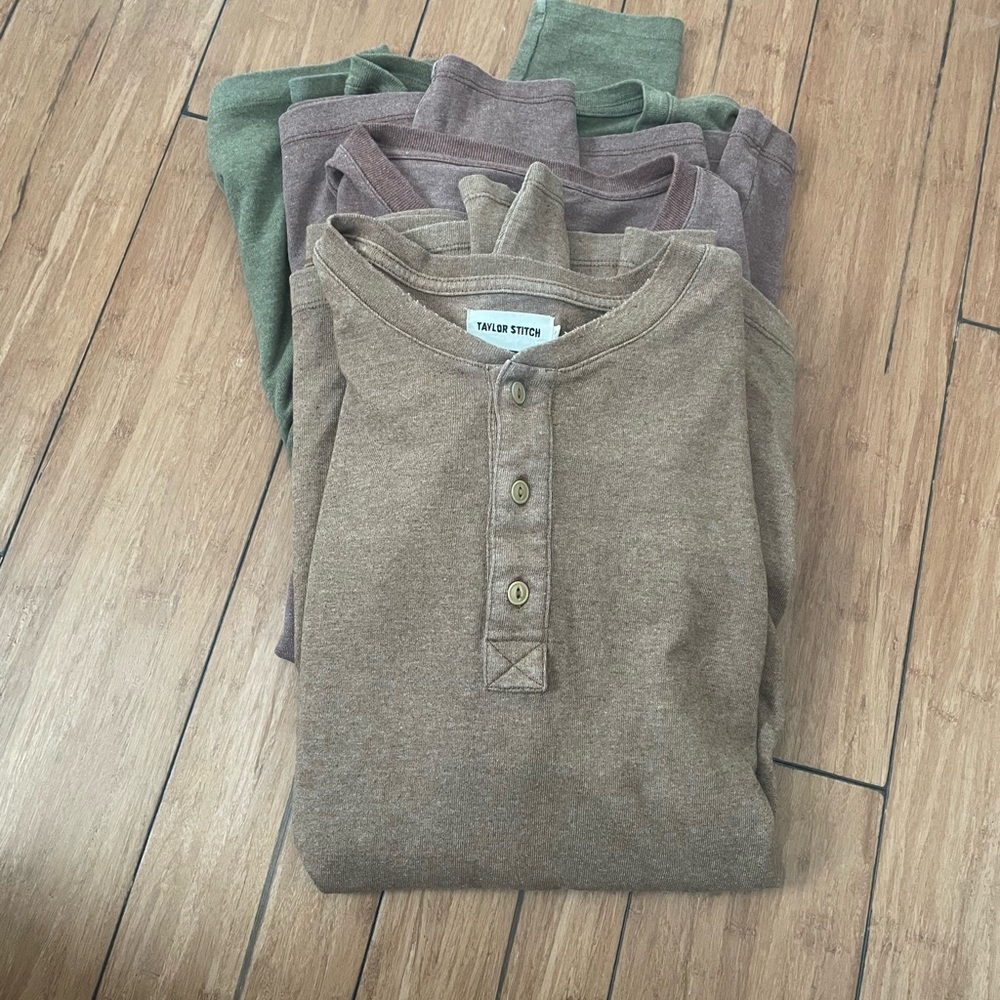 Taylor Stitch Heavyweight Henley’s [Bundle]